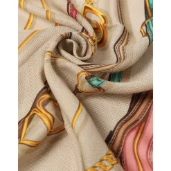 Heren Gucci Zijden Sjaal Kettingpatroon