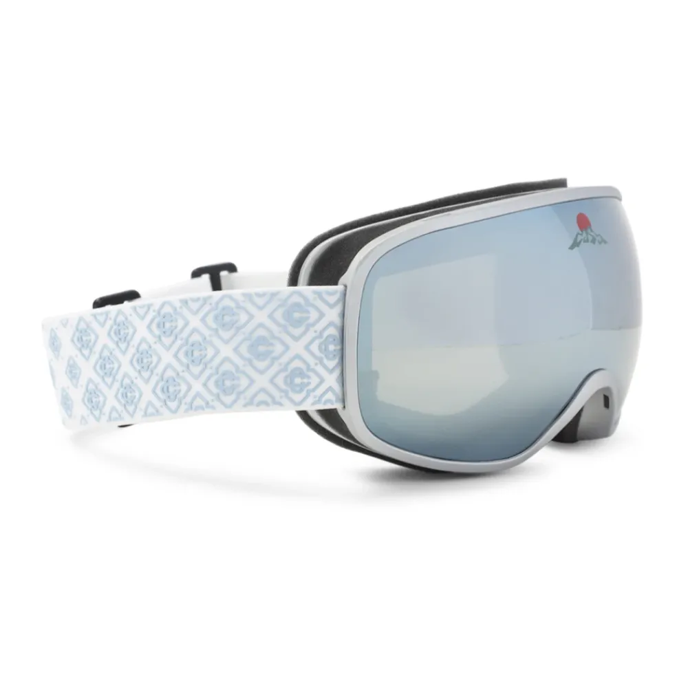 Casablanca Zilver en Wit Ski Goggles