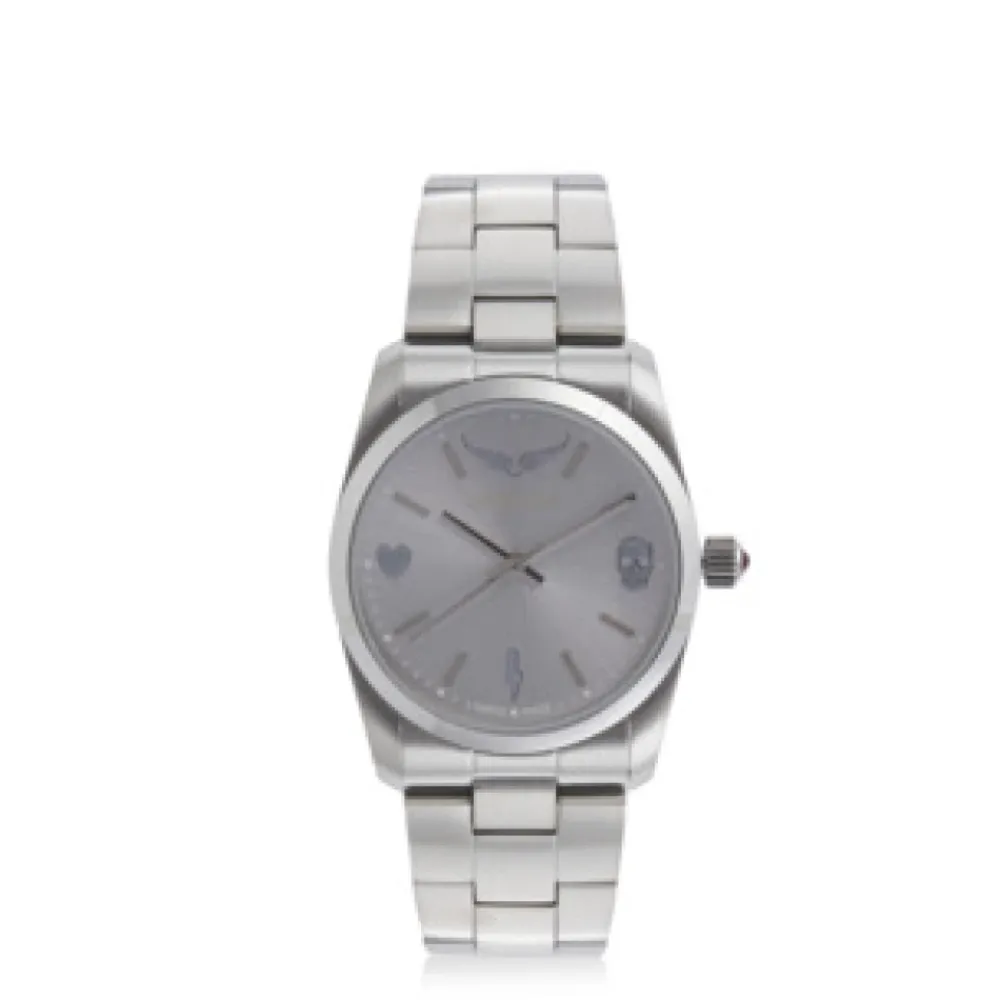 DAMES Zadig & Voltaire Zilveren Dameshorloge Tijdloos Ontwerp