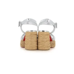 DAMES Christian Louboutin Zilveren Hoge Hak Sandalen voor Vrouwen