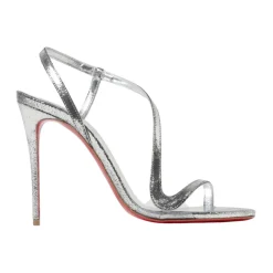 DAMES Christian Louboutin Zilveren Stilettohak Sandalen