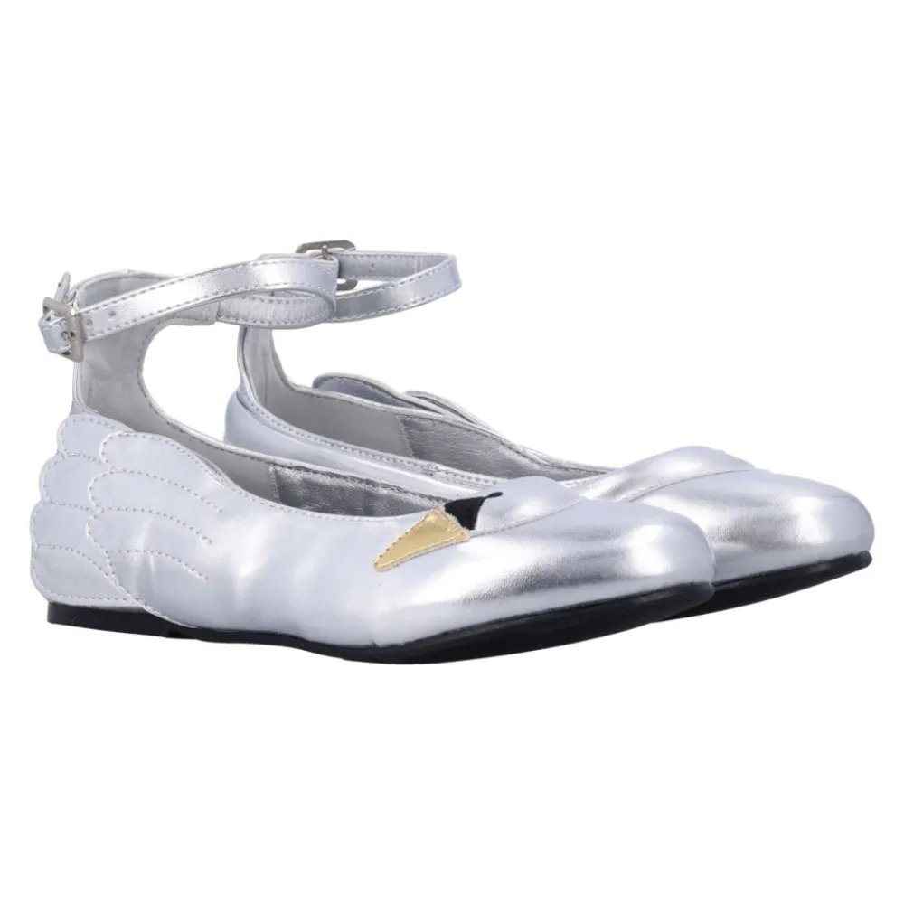 Stella McCartney Ballerina'S^Zilveren Swan Ballerina Espadrilles
