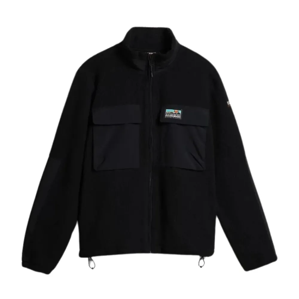 Napapijri Outdoorjassen^Zip-Up Fleece Jacket Streetwear Stijl