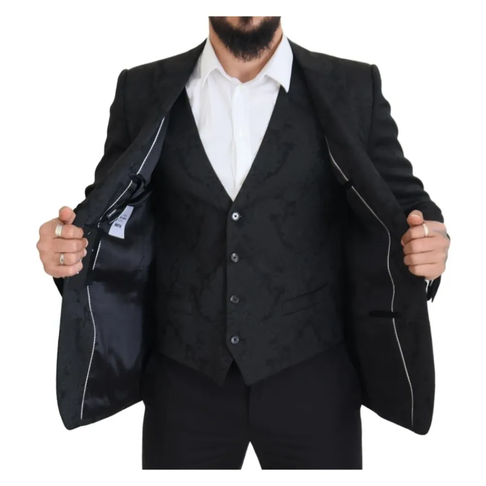 Heren Dolce & Gabbana Kostuums^Floral Brocade 2-delig MARTINI-pak