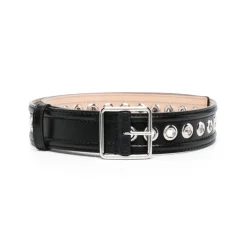 DAMES Alexander McQueen Riemen^leren Riem met oogjes