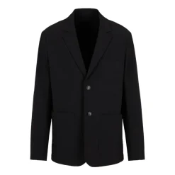 Heren Emporio Armani Kostuums^Seersucker Jasje