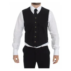 Heren Dolce & Gabbana V-hals Jurk Vest Klassieke Pasvorm