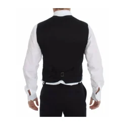 Heren Dolce & Gabbana V-hals Jurk Vest Klassieke Pasvorm