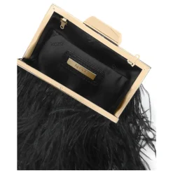 DAMES Kazar e avondhandtas met veren