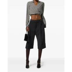 DAMES Elisabetta Franchi e Bermuda Shorts met Tailleband