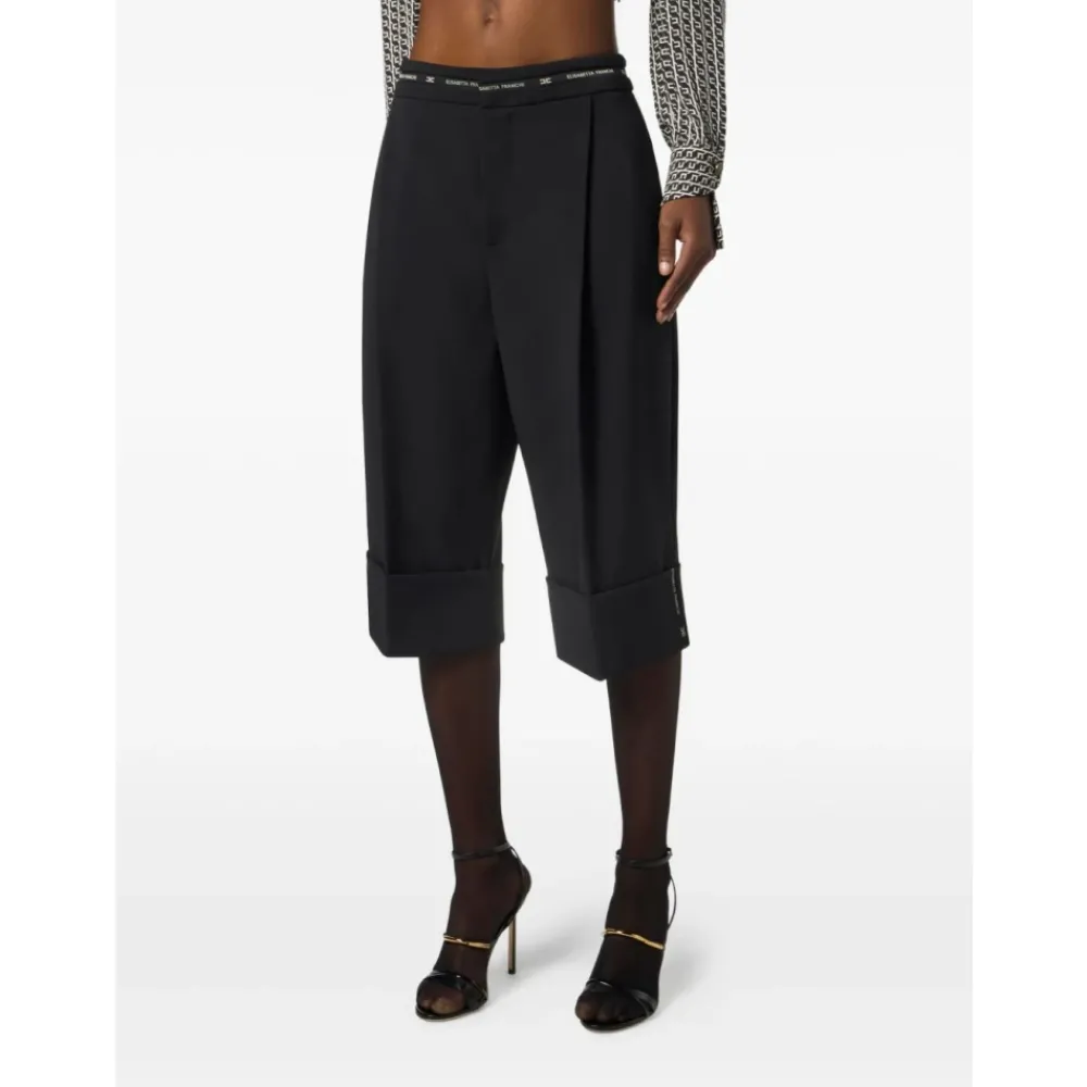DAMES Elisabetta Franchi e Bermuda Shorts met Tailleband