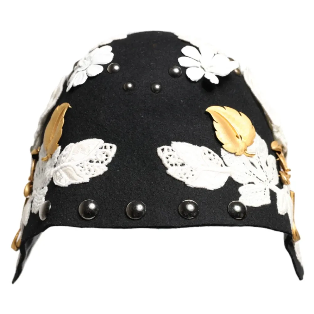 DAMES Dolce & Gabbana Hoeden^e Bloemen Gouden Blad Cloche Hoed