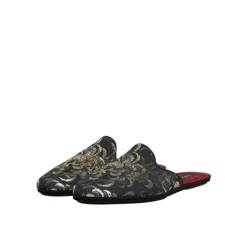 Heren Dolce & Gabbana Pantoffels^e Bloemen Jacquard Slides Schoenen