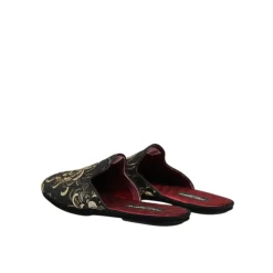 Heren Dolce & Gabbana Pantoffels^e Bloemen Jacquard Slides Schoenen
