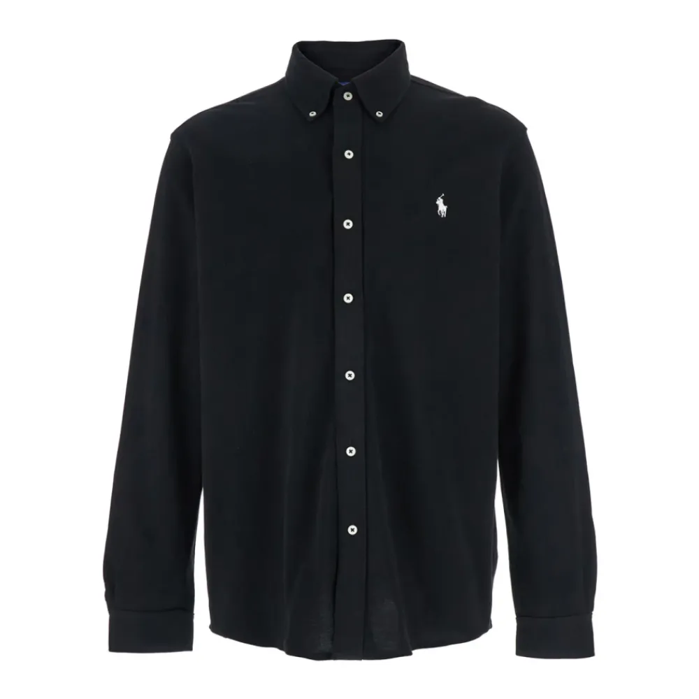 Heren Polo Ralph Lauren Overhemden^e Button-Down Shirt met Pony Borduursel