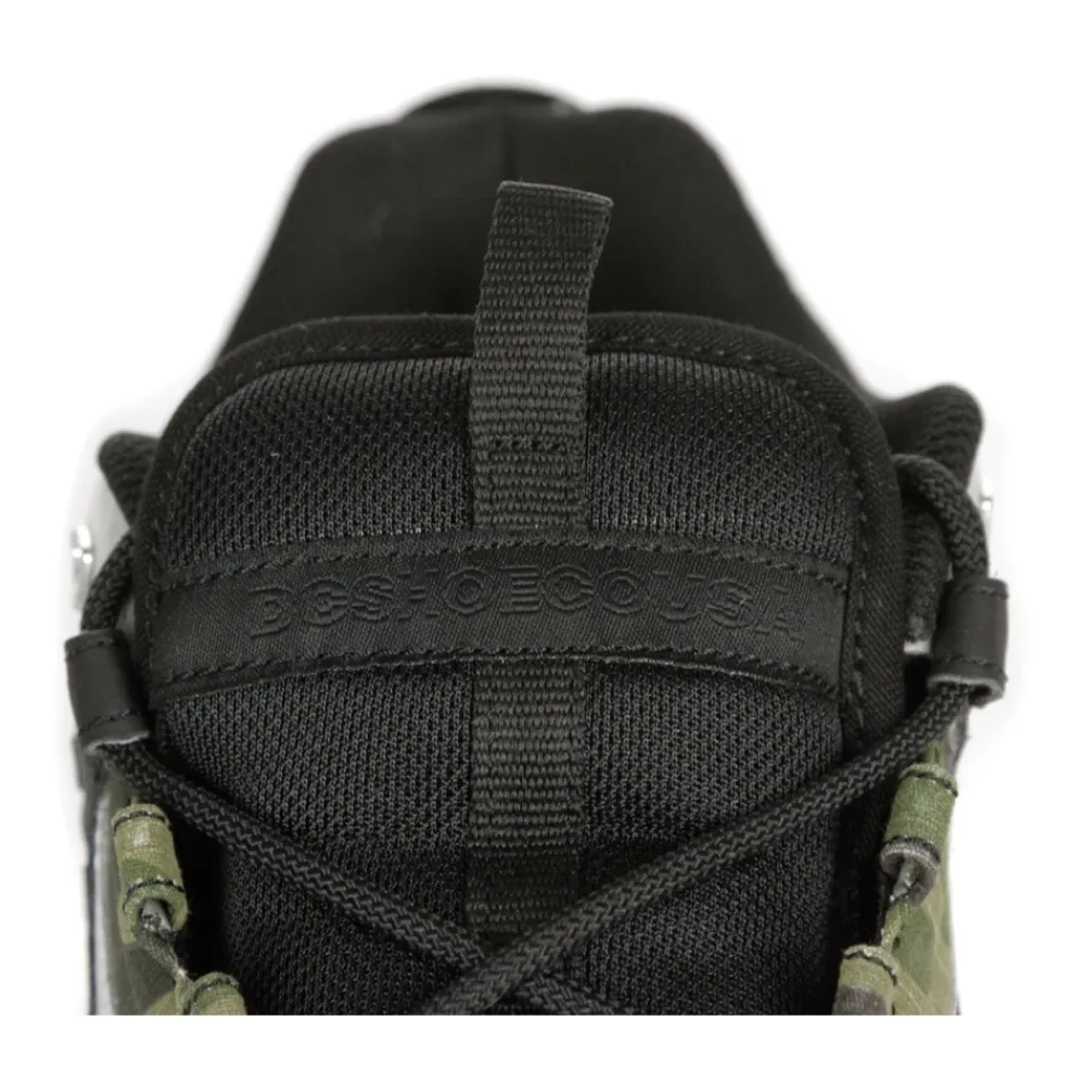 DC Shoes Zwarte Camo Print Heren Skate Schoenen