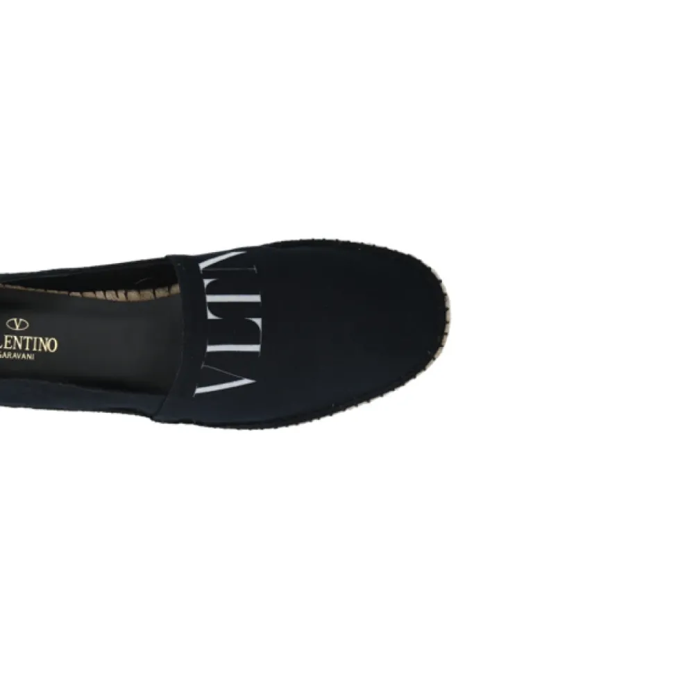 Heren Valentino Garavani Espadrilles^e Canvas Espadrilles met VLTN Print