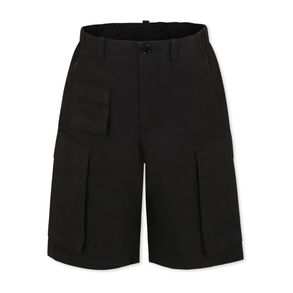 MM6 Maison Margiela e cargoshorts met geborduurd logo