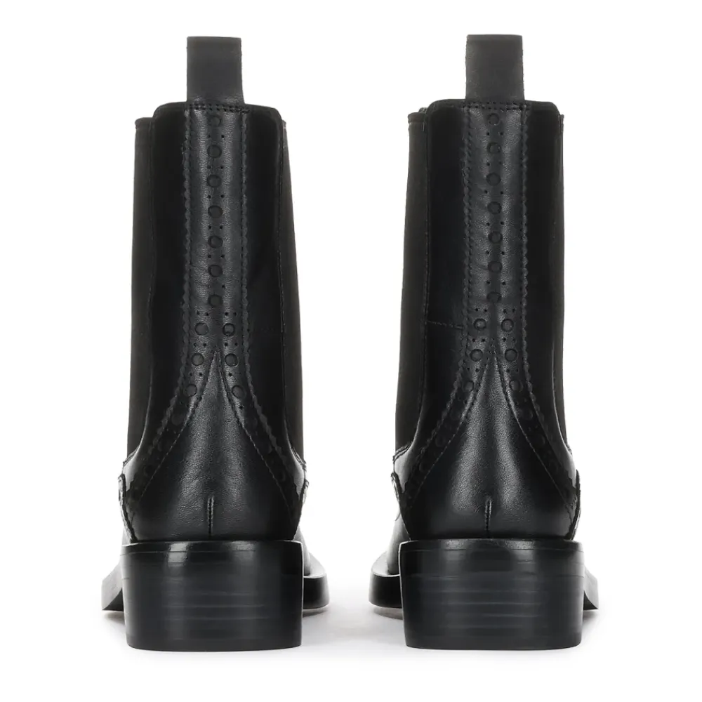 DAMES Kazar e Chelsea-laarzen met rozetversiering