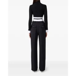 DAMES Elisabetta Franchi Truien & Vesten^e coltrui met logo-gesp riem