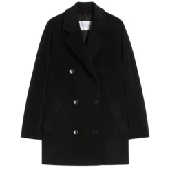 DAMES Max Mara e Conische Wol Kasjmier Jas