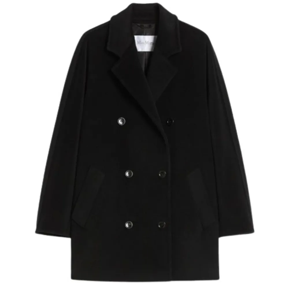 DAMES Max Mara e Conische Wol Kasjmier Jas