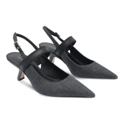 DAMES Vic Matié Pumps^e Denim Slingback Sandalen