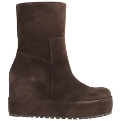 DAMES Paloma Barceló Zwarte Disa Enkellaarzen met Ronde Neus