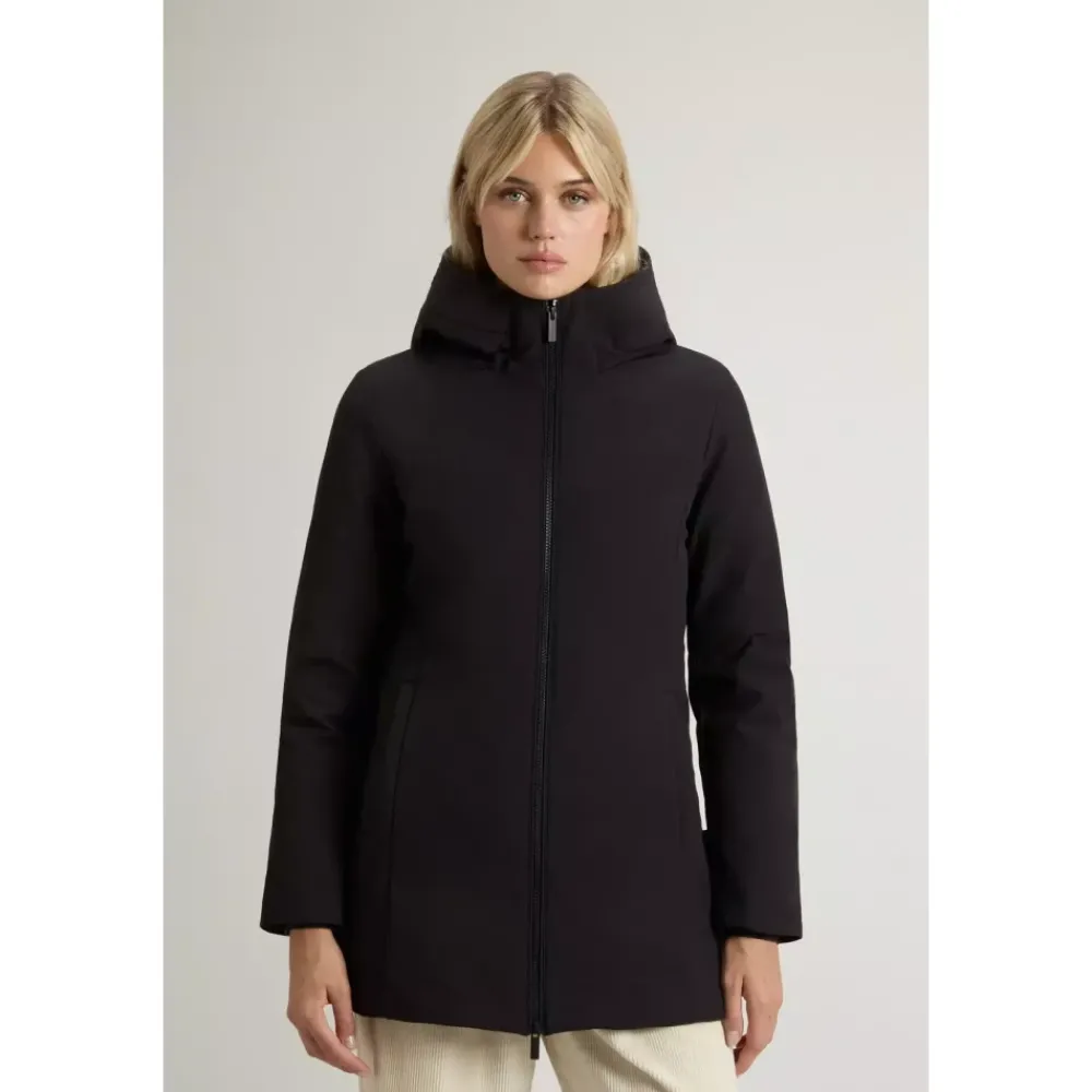 DAMES Woolrich Trenchcoats & Mantels^e Dons Parka voor Vrouwen