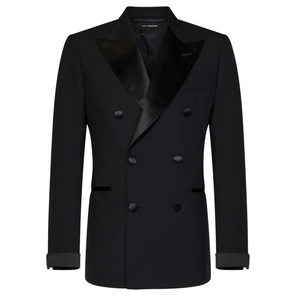 Heren Tom Ford Kostuums^e dubbelrijige blazer en broek