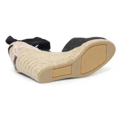 DAMES Castañer Sleehakken^e en gouden espadrilles met sleehak