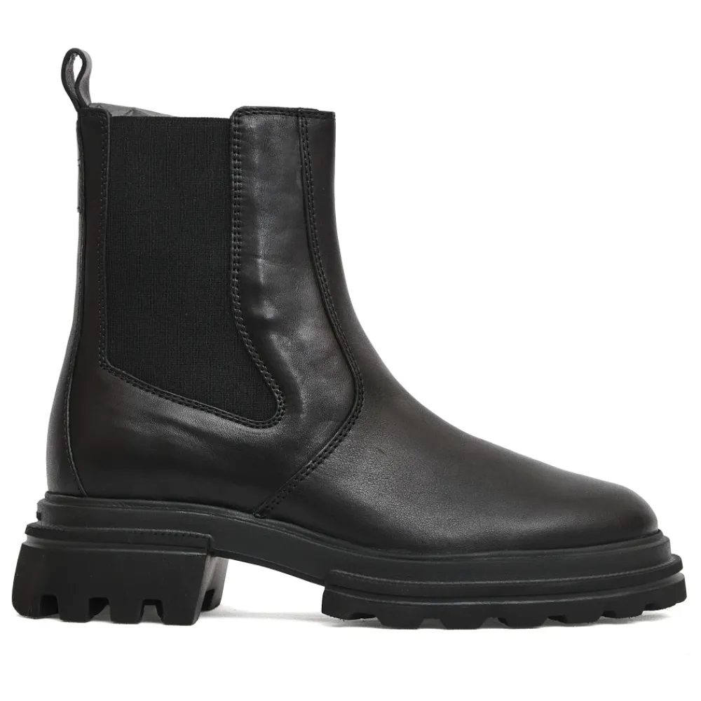 DAMES Hogan Chelseaboots^e enkellaarzen met elastische inzetstukken