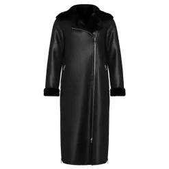 DAMES Cesare Gaspari Trenchcoats & Mantels^e Faux Reversible Shearling Lange Jas