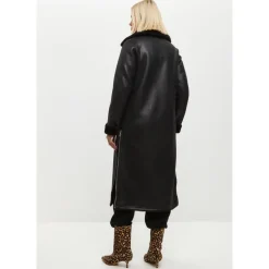 DAMES Cesare Gaspari Trenchcoats & Mantels^e Faux Reversible Shearling Lange Jas