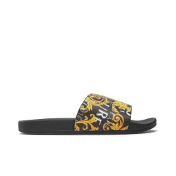 Heren Versace Jeans Couture Zwarte Flip Flops & Sliders