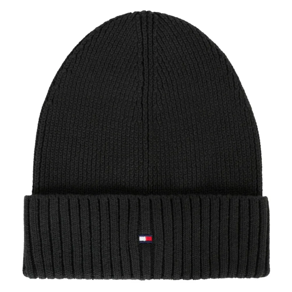 Tommy Hilfiger Mutsen En Petten^e Gebreide Beanie met Vlag Borduursel