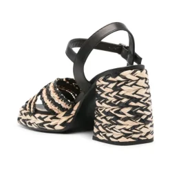 DAMES Castañer Sandalen^e Gevlochten Cross-over Strap Sandalen