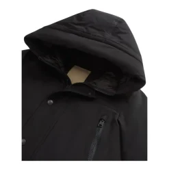 Woolrich e Gewatteerde Geïsoleerde Jas Met Capuchon