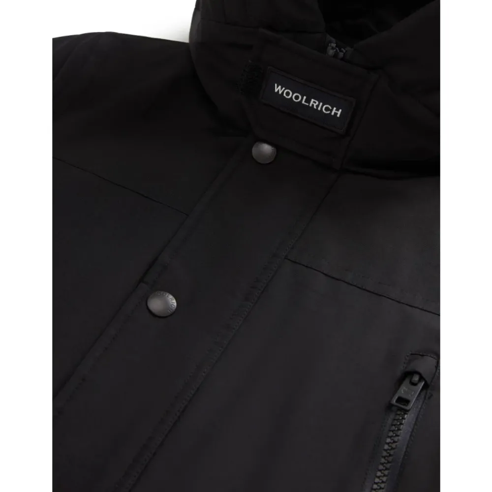 Woolrich e Gewatteerde Geïsoleerde Jas Met Capuchon