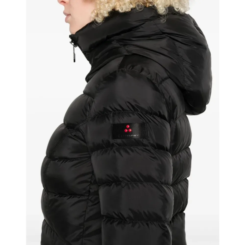 DAMES Peuterey Trenchcoats & Mantels^e Gewatteerde Hoodiejas