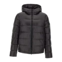 Heren Peuterey e Gewatteerde Hoodiejas met Logo