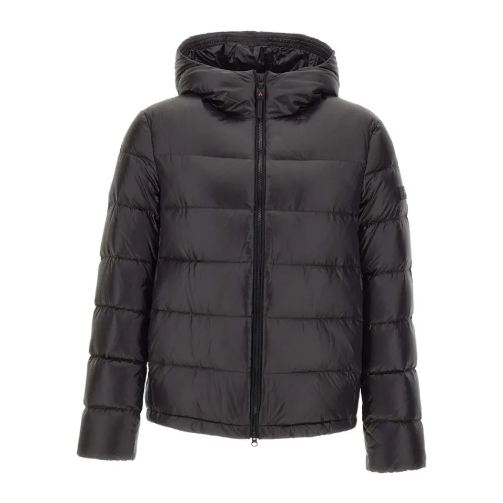 Heren Peuterey e Gewatteerde Hoodiejas met Logo