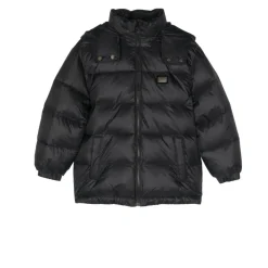 Dolce & Gabbana Jassen^e gewatteerde jas met capuchon