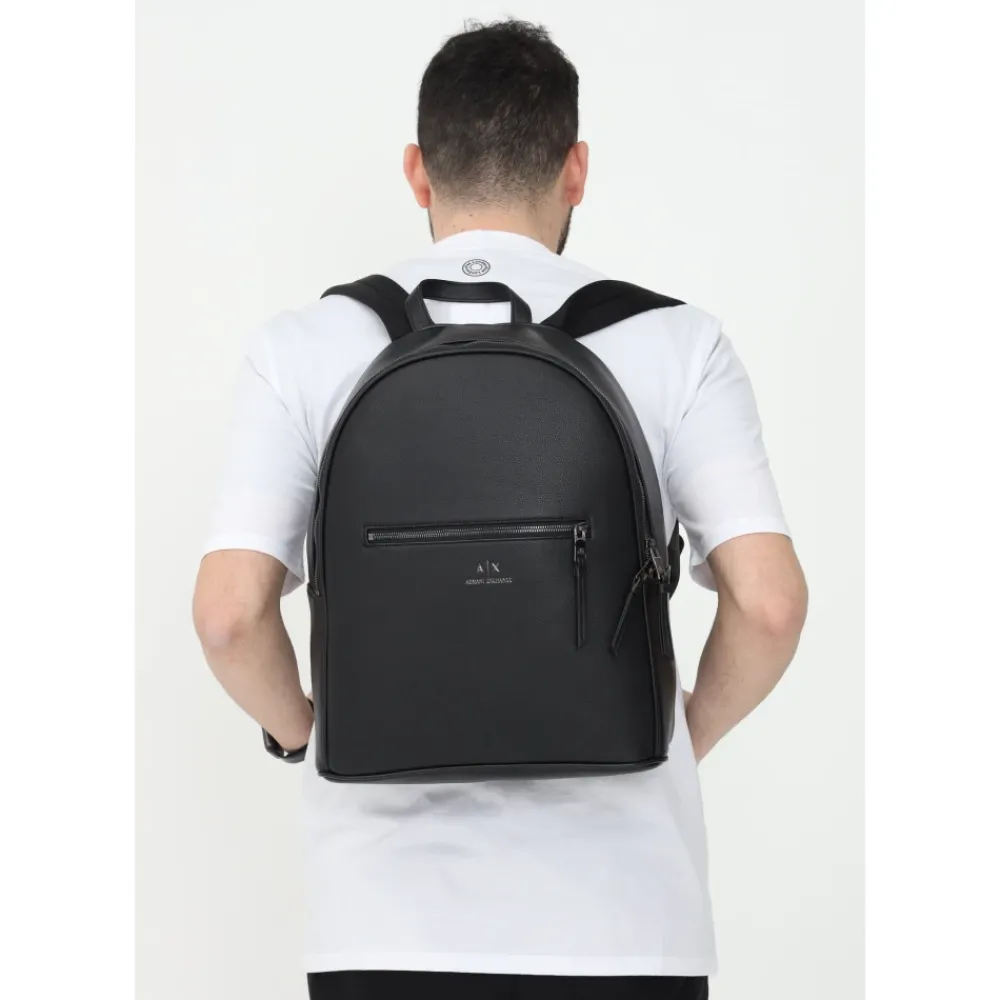 Heren Armani Exchange Rugzakken^e Heren Rugzak Front Logo