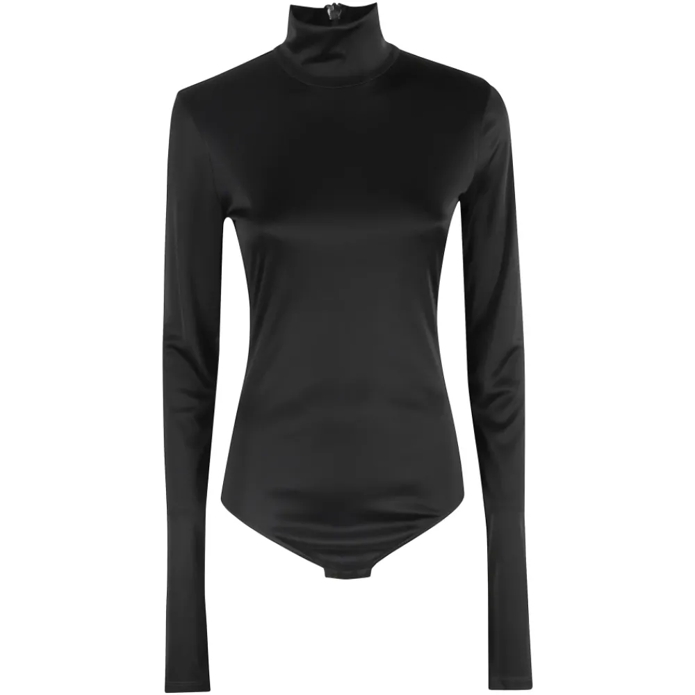 DAMES Andamane Shirts^e hoge kraag bodysuit Ziggy