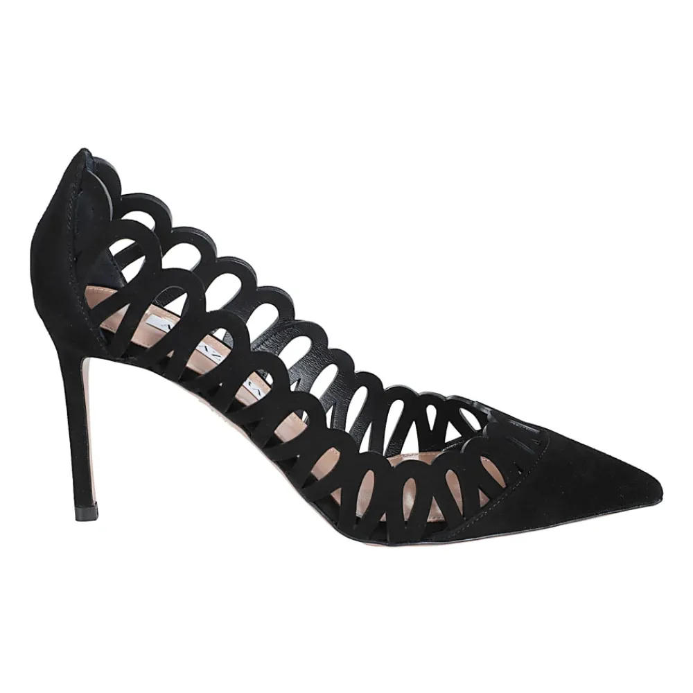 DAMES Aquazzura e instapschoenen met middelhoge hak