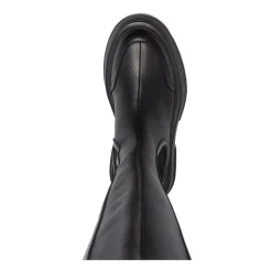 DAMES Bally Chelseaboots^e Kalfsleren Lange Laarzen met Structuur