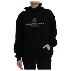 DAMES Balenciaga e Katoenen Logo Hoodie