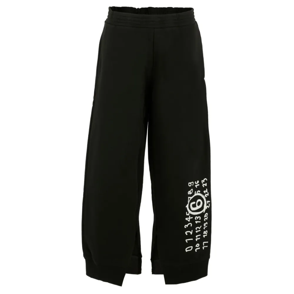MM6 Maison Margiela Broeken & Jeans^e Katoenen Sportieve Broek met Logo