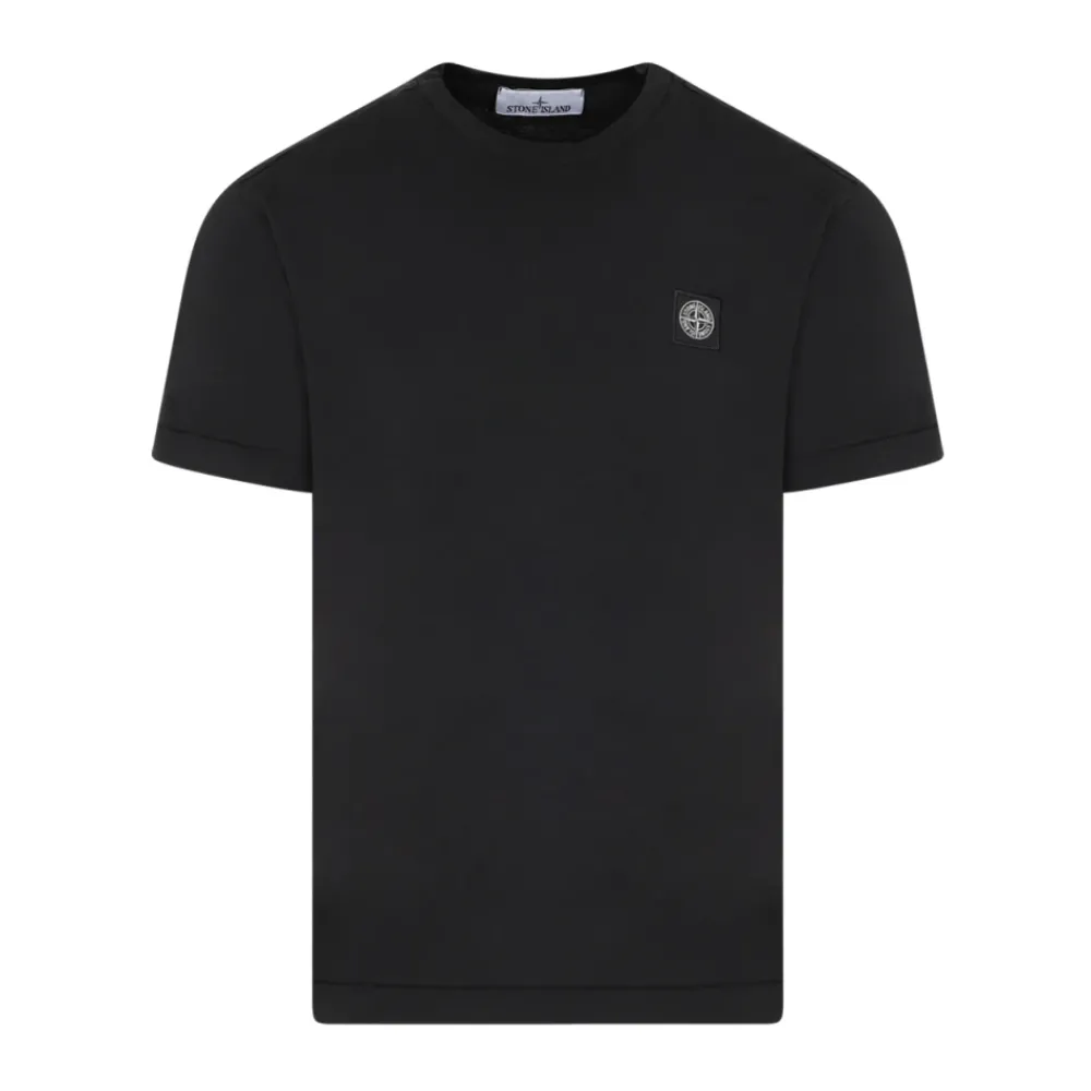 Heren Stone Island e Katoenen T-shirt met Logolabel